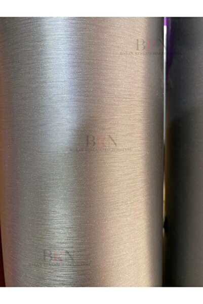 BRN Reklam Gri fırça desenli dokulu hava kanalı kendinden yapışkanlı masa dolap kaplama dekorasyon folyosu