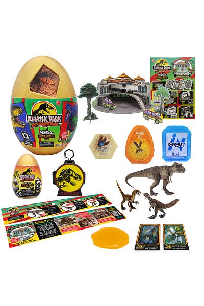 JURASSIC WORLD بيضة ضخمة بمناسبة الذكرى السنوية الثلاثين لـ Jurassic Captivz