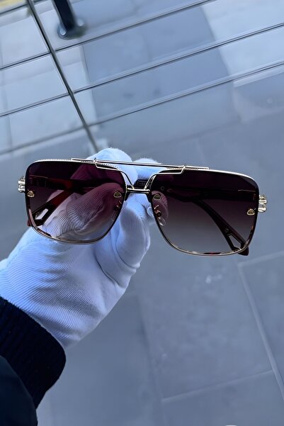 Eyesofia Aybach Luxury Unisex Brown Sunglasses