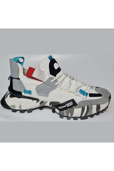 Scootland Pantofi sport pentru bărbați - Tricoturi elastice cu șireturi, Fashion Sport 19279