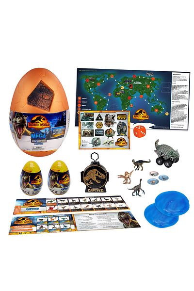 JURASSIC WORLD بيضة ضخمة من Jurassic Captivz Dominion Edition