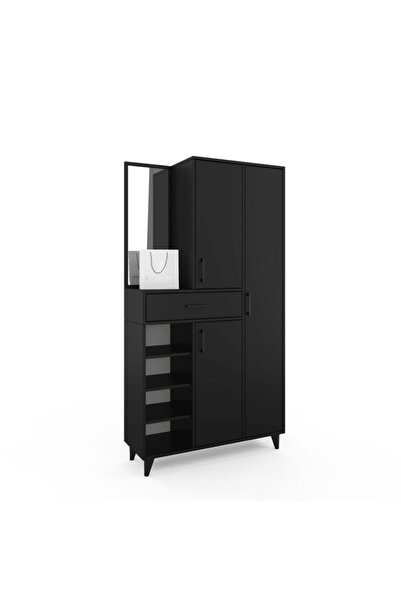 ANZERA Opus Portmanto - Aynalı Siyah