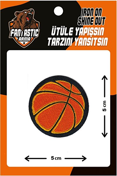 FANTASTIC ARMA Ütü Ile Yapışan Dokuma Arma Basketbol Topu Modeli