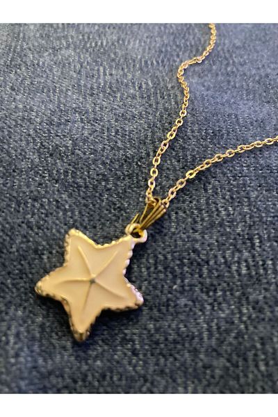 SWORDS CONCEPT Cream Sea Star Women's Necklace