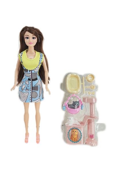 Elissa 11.5 " Fashion Doll Home w/ Pets Style IV