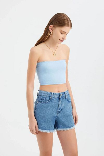Hiccup Crop top fără mâneci de bază
