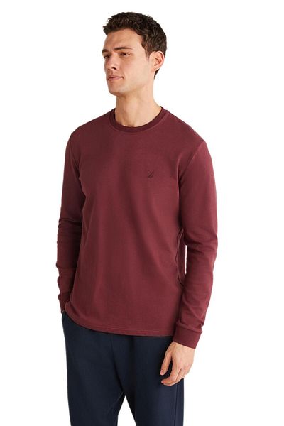 Nautica Men's Claret Red Pajama Set 814