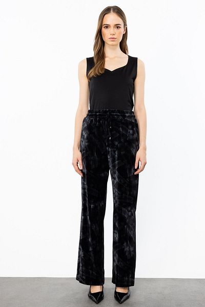 ON Velvet Fabric - Elastic Waist Trousers