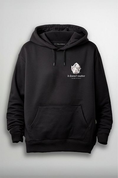 SM Satranç Medya Unisex Hoodie - Μπροστινό τύπωμα, δεν έχει σημασία