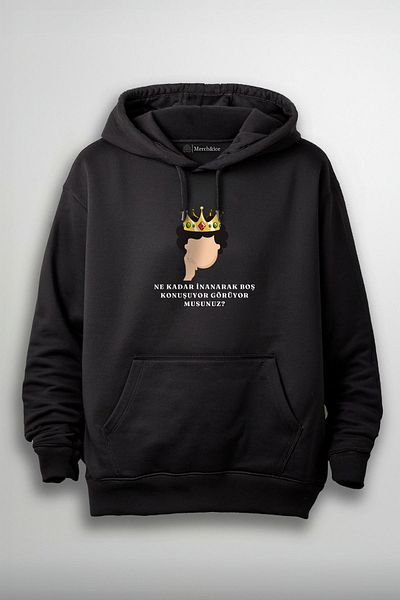 SM Satranç Medya Unisex Hoodie με στάμπα σε σειρά - Πόσο πολύ πιστεύεις να δεις το άδειο να μιλάει