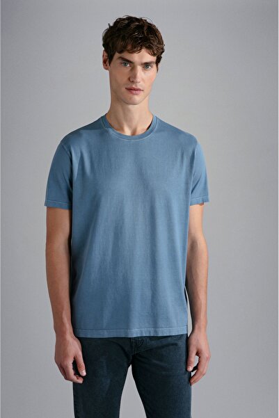 PAUL&SHARK تي شيرت رجالي محبوك C.Wقطن