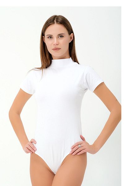 ATİLLA İÇ GİYİM Half Turtleneck - Short Sleeve Snap Body