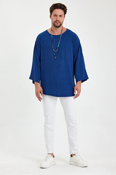 rammers Υπερμεγέθης Fakir Sleeve Twist Fabric Sweat - Φαρδύς γιακάς