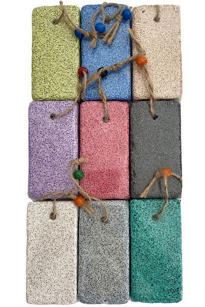 aktarix Natural Pumice Foam Stone - 3 Pieces Callus Peeling Heel Stone