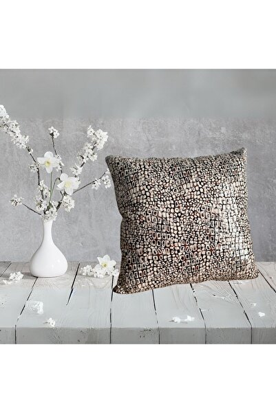 Perlasee Parlak Leopar Desenli Dekoratif Yastık - Gücün ve Şıklığın Buluştuğu...