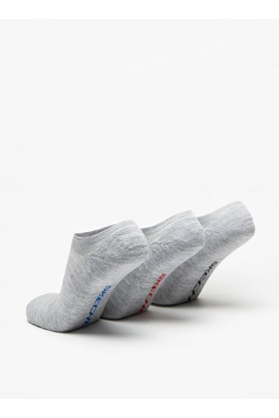 SKECHERS Non-see-through sports socks with texture - set of 3