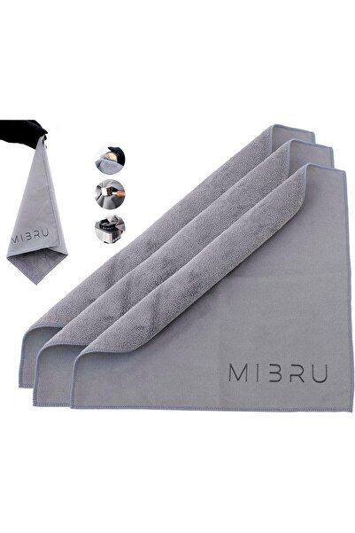 MIBRU Coffee Microfiber Tissue Towel 30x30cm Cleaning Towel set of 3