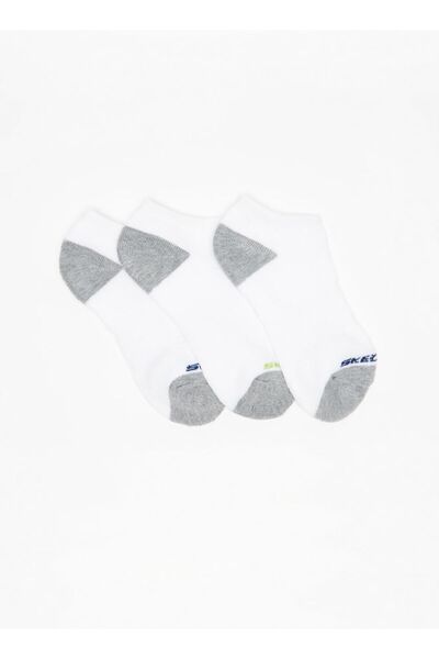 SKECHERS Renk Bloklu Bilek Boyu Spor Çorapları - 3'lü Takım