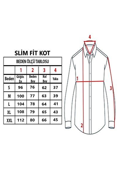 TOUSUS Сlim Fit Western Кот Чоловіча сорочка Slm-2026-tss