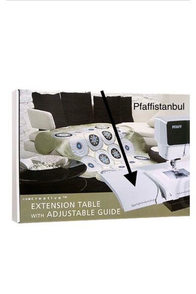 Pfaff Expression Ve Creative Uzatma Tablası - 821181096 -uyumlu Modeller Için Açıklama Kısmına Bakınız.