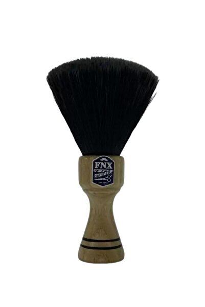 Fnx Επαγγελματική βούρτσα κουρέας Enseyi - Μαύρη βούρτσα με ξύλινη λαβή