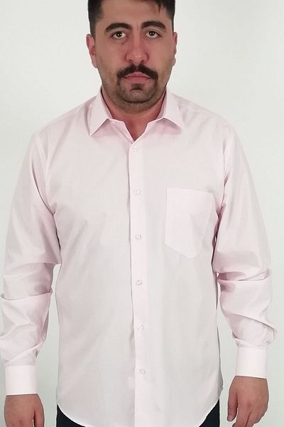 TOUSUS Ανδρικό πουκάμισο Regular Fit Pink Kls-4095-tss