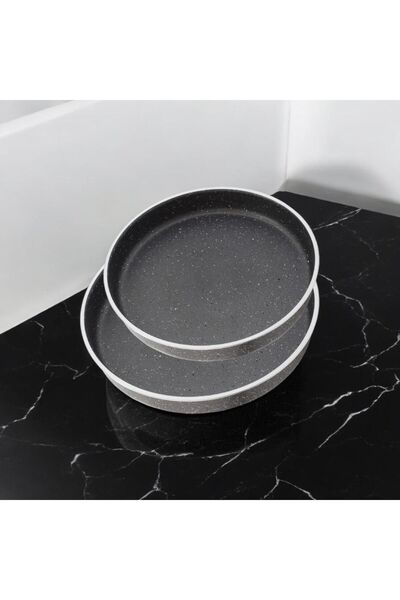 LeesHome Granit 2'li Fırın Tepsi Seti 28-36 Cm.