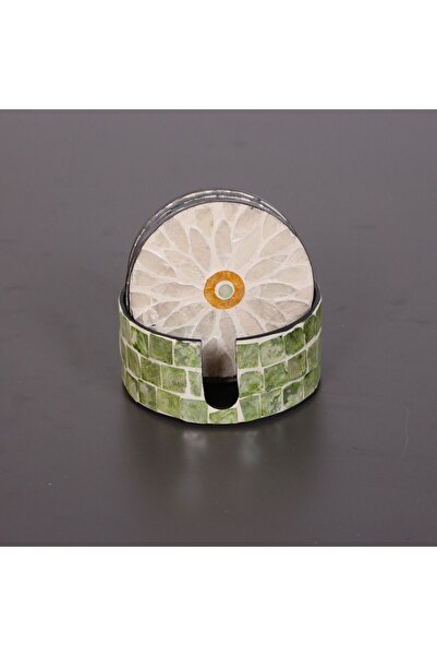 Mylamp Muteber Natural Pearlescent Boxed 6-Piece Coasters