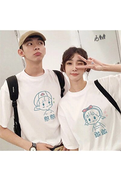 Tarzsokak New Season Tir Harajuku Style Couple Lover Couple Ρούχα - 2 Τεμάχια