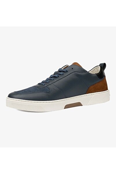 Greyder 17422 Lacivert Hakiki Deri Erkek Sneaker