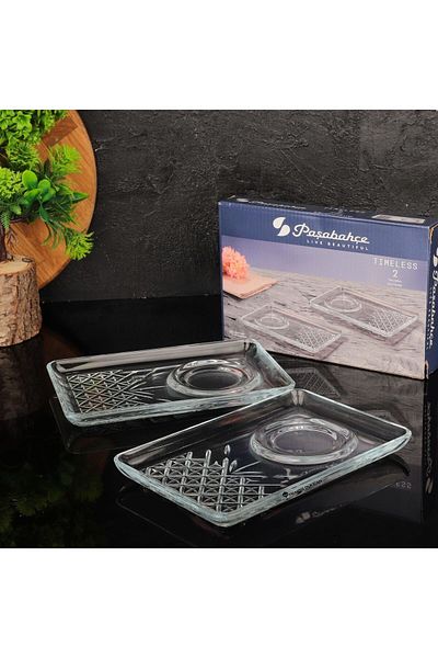 Paşabahçe Timeless Tea Plate Presentation