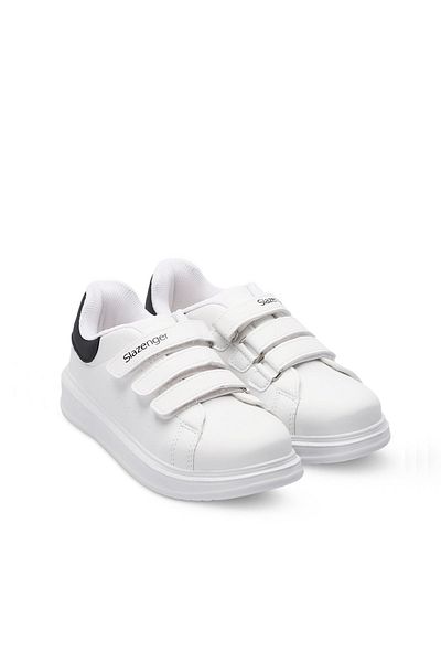 Slazenger Love I Unisex Kids Sneaker - White and Black