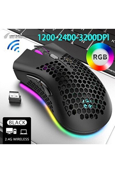 Genel Markalar 2.4g Kablosuz Wireless Sessiz Şarj Edilebilir Mause. Mini Ergonomik Led Aydınlatmalı .