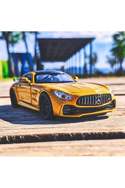 WELLY 1:36 Ölçek Mercedes Amg Gt Diecast Çek Bırak Model Araba