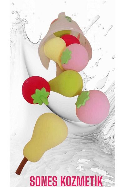 SONES KOZMETİK Fruit Feast Foundation Powder - Mujgan Makeup Sponge