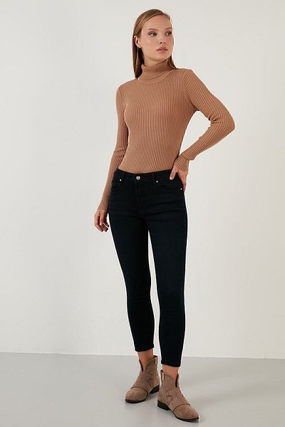 Lela Cotton Slim Fit Ψηλόμεσο Skinny Jeans Τζιν παντελόνι 639cheery