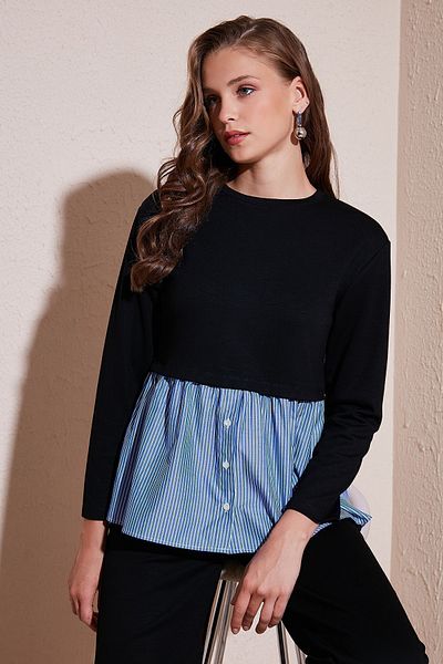 Lela Тениска с овъглено деколте - SWEAT 5865880