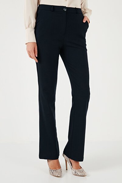 Lela High Waist Wide Leg Trousers - Pant 611pl030w4