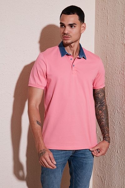 Buratti Men's Polo Neck T-Shirt - 100% Cotton, Buttoned, Regular Fit 5902134