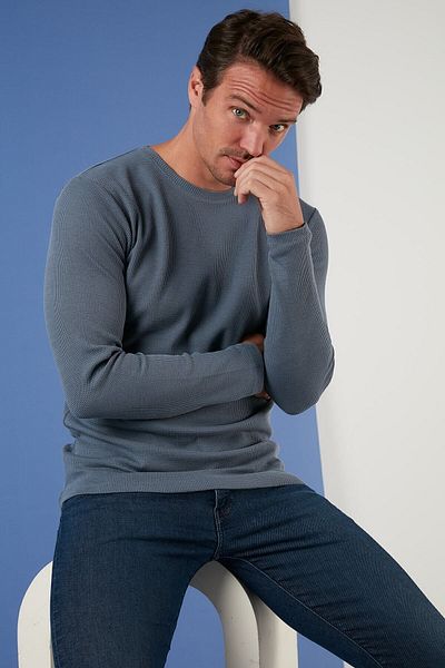 Buratti Cotton Crew Neck Basic Sweat Ανδρικός ιδρώτας 5905073