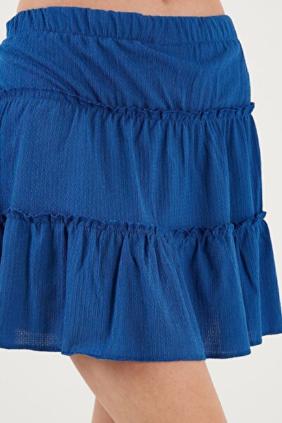 Lela Fustă scurtă mini cu talie elastică Fustă SCURT5865038