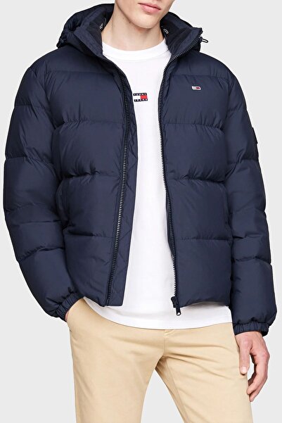 Tommy Jeans Comfort Fit Çıkarılabilir Kapüşonlu Fermuarlı Mont Erkek MONT DM0...