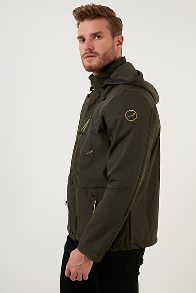 Buratti Αδιάβροχο παλτό SoftShell με αποσπώμενη κουκούλα Ανδρικό ΠΑΛΤΟ 497LUIS