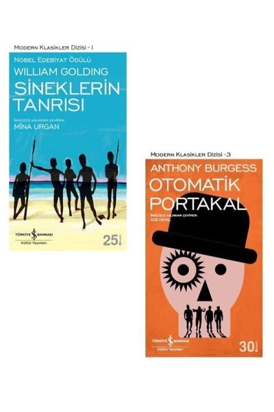 TÜRKİYE İŞ BANKASI KÜLTÜR YAYINLARI Otomatik Portakal Sineklerin Tanrısı Seti