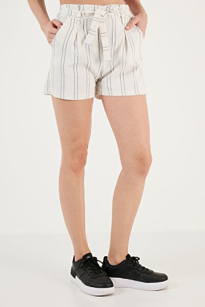 Lela Κοντό σορτς με ριγέ δέσιμο στη μέση 5865261