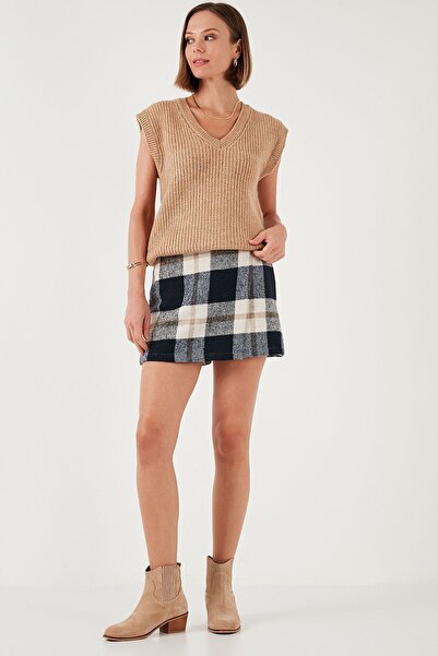 Lela Fusta scurtă din amestec de bumbac cu croiala normală de iarnă - 61100015