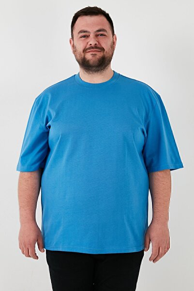 Buratti Cotton Regular Fit Large Size T Shirt Men's T SHIRT5902365B