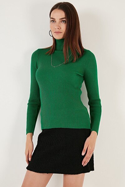 Lela Pulover cu snur acrilic moale cu gât -4614102