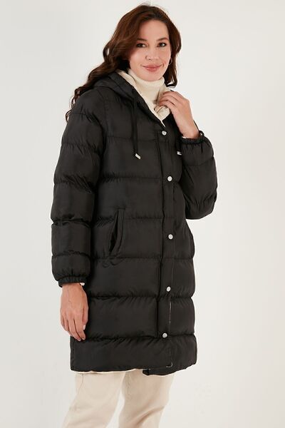 Lela Regular Fit Hooded Puffer Coat