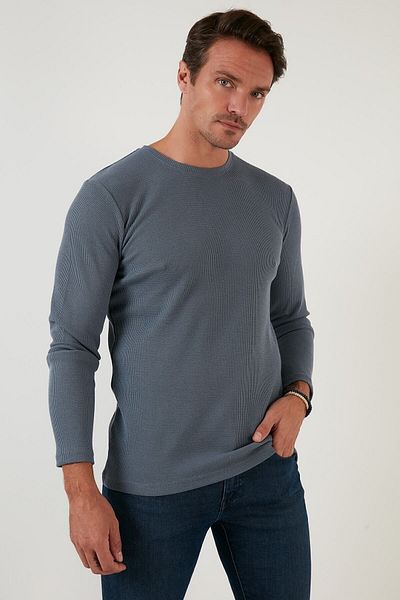 Buratti Cotton Crew Neck Basic Sweat Ανδρικός ιδρώτας 5905073
